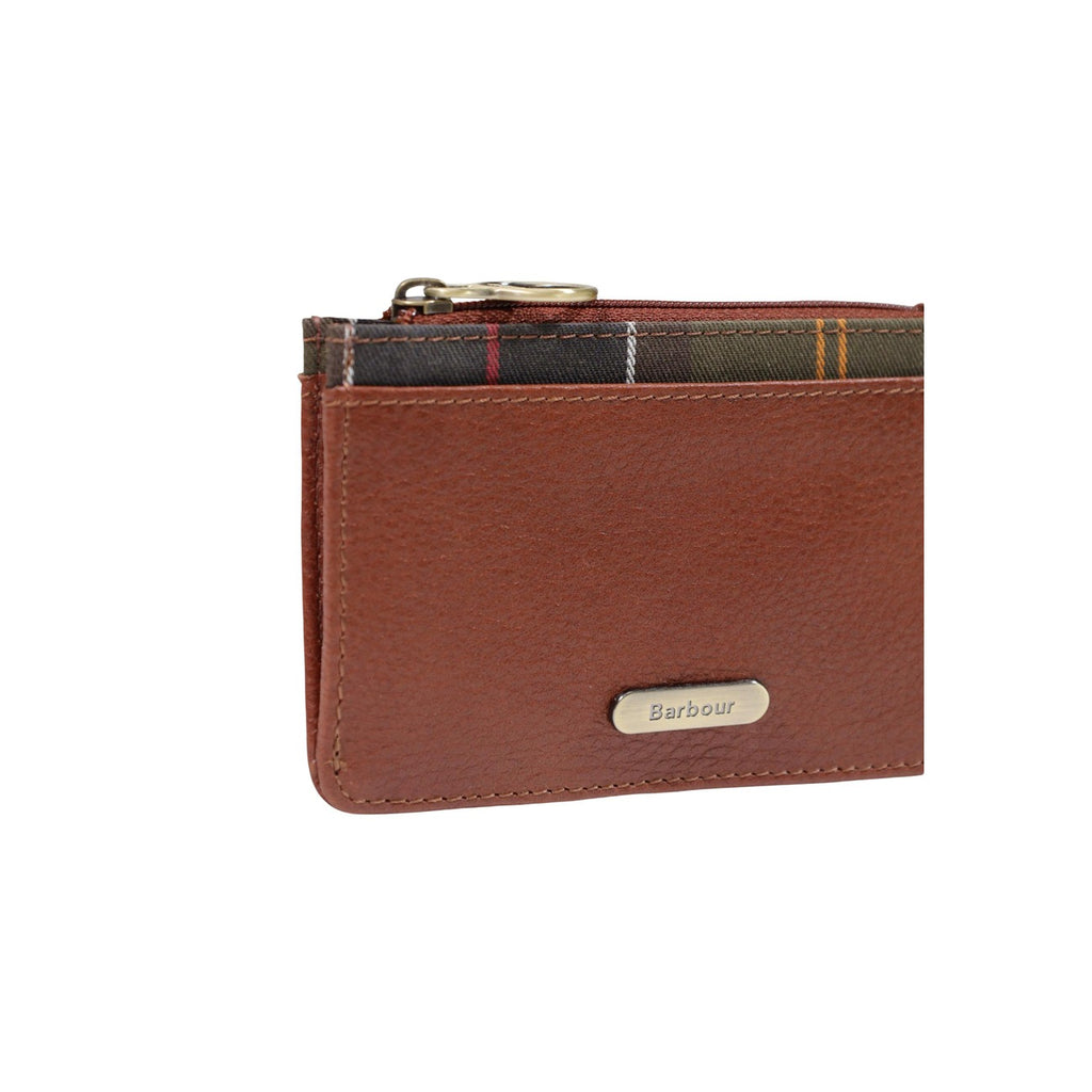 Barbour — Porte-cartes Alder en cuir marron femme — vue 5