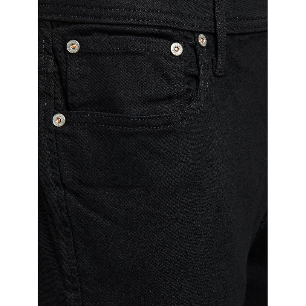 Jack & Jones — Men's black JJILIAM skinny jeans — view 3