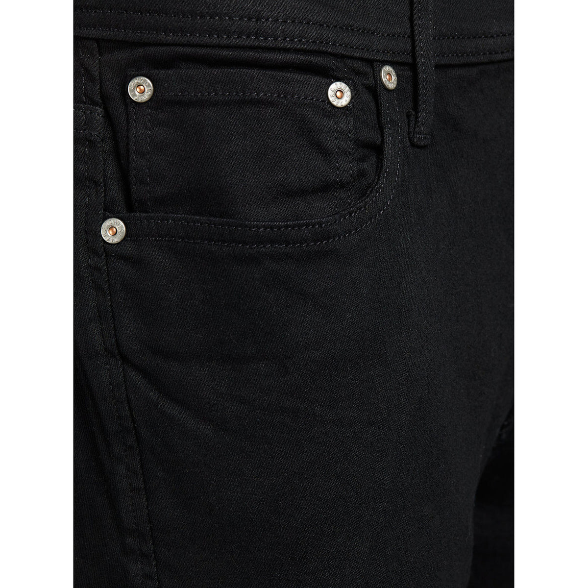Jack & Jones — Men's black JJILIAM skinny jeans — view 3