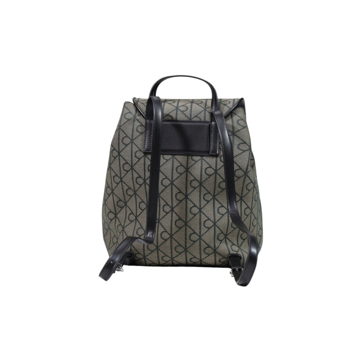 Calvin Klein — Black bag ref. EMBLEM AOP JACQUARD BACKPACK woman — view 3