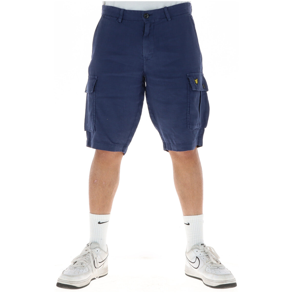 Lyle & Scott — Bermuda en lin homme