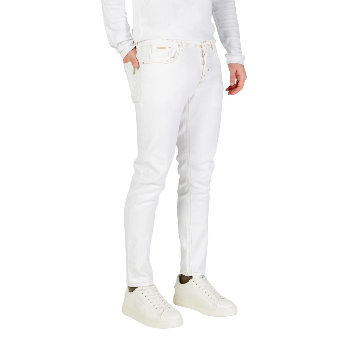 Antony Morato — Jean réf. MMDT00264-FA750641 W02231 blanc homme — vue 4