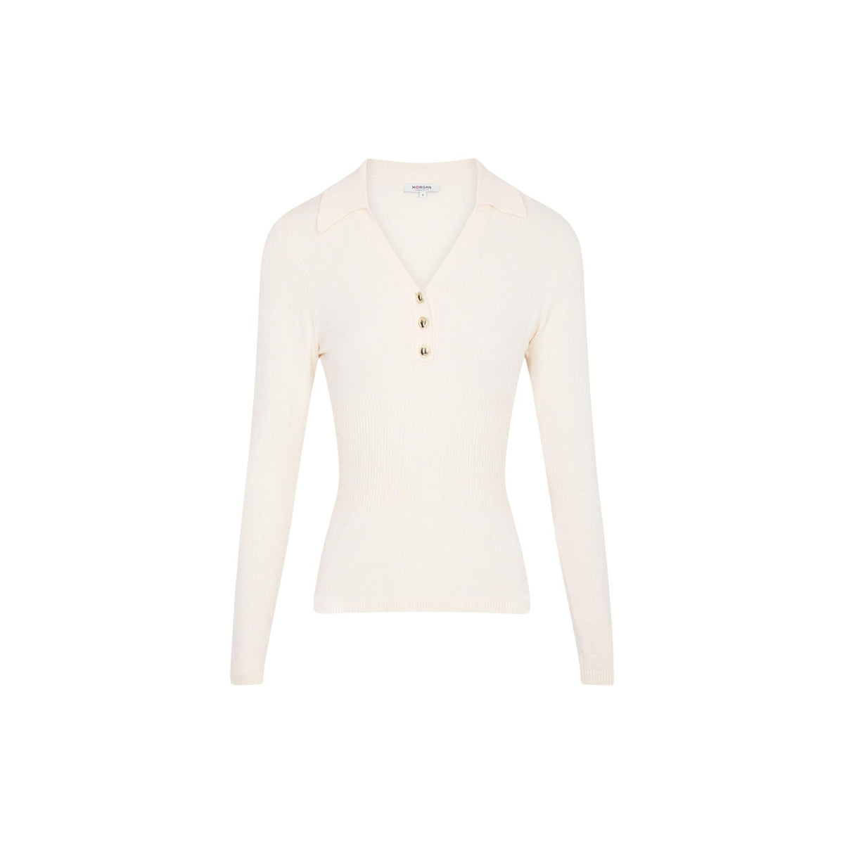 Morgan — Pull beige femme — vue 4