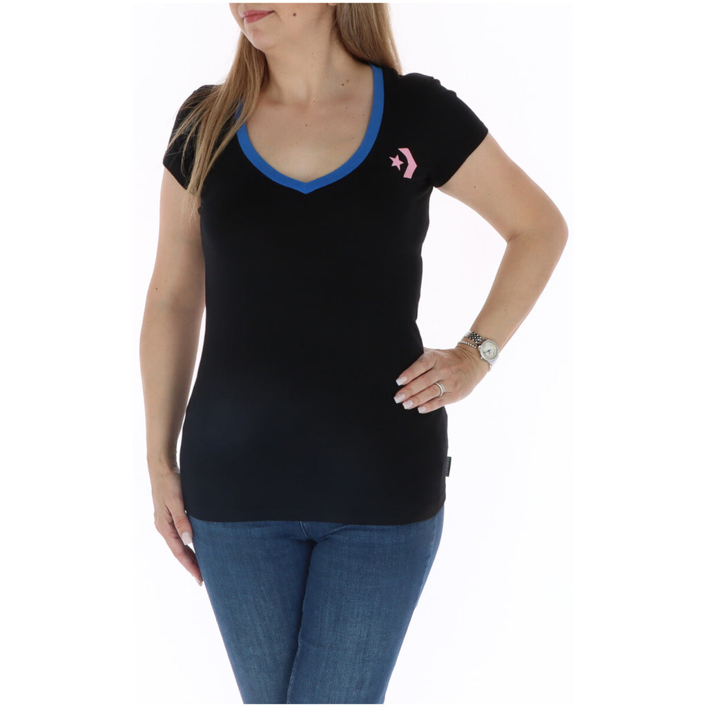 Converse — T-shirt réf. 411476855 noir femme