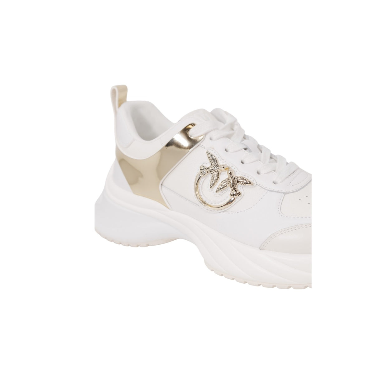Pinko — Baskets Ss0027p025 en cuir blanc femme — vue 4