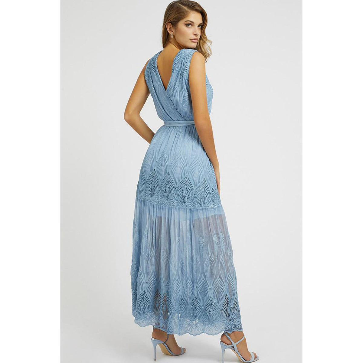 Guess — Women's dress B_45037 - light blue color — view 3