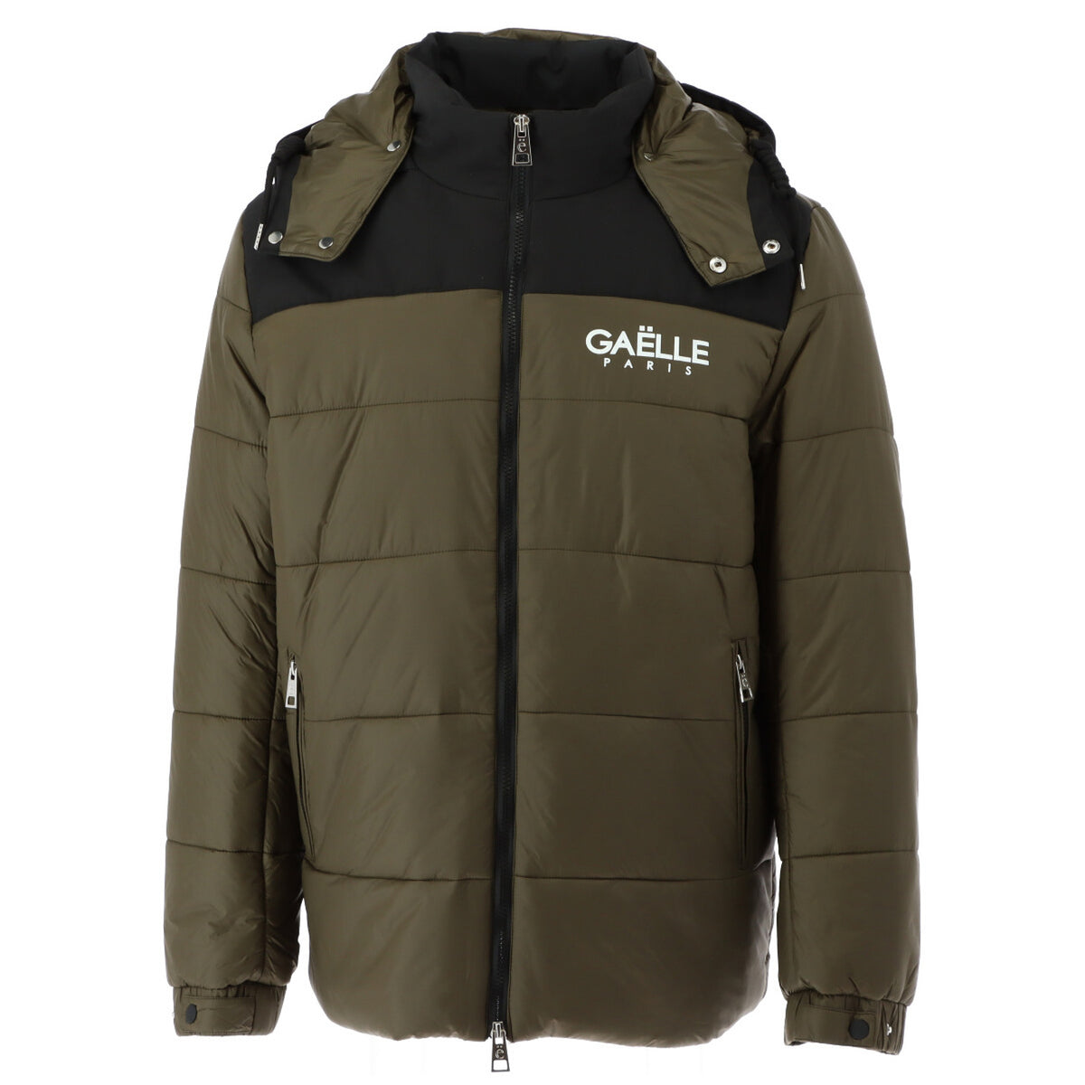 Gaelle Paris — Veste à capuche GBU2520VERDE MILITARE vert homme