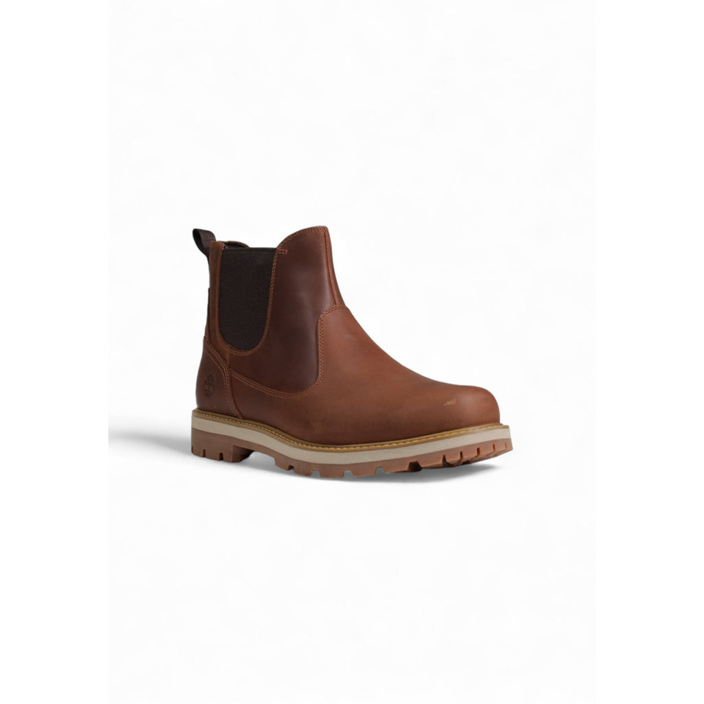Timberland — Bottes réf. TB0A6A4WEM6 en cuir marron homme — vue 3