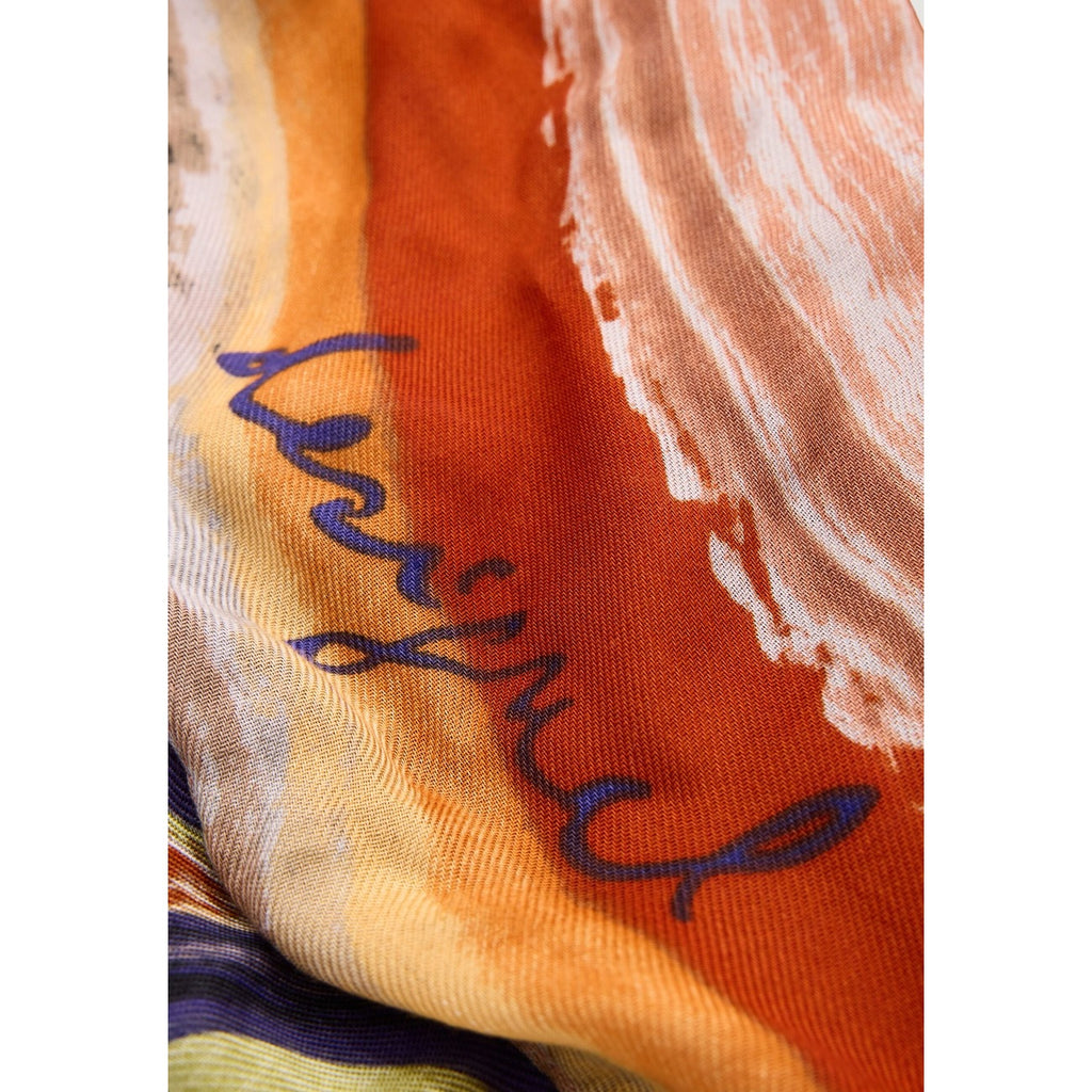Desigual — Women’s orange Orion scarf — view 4