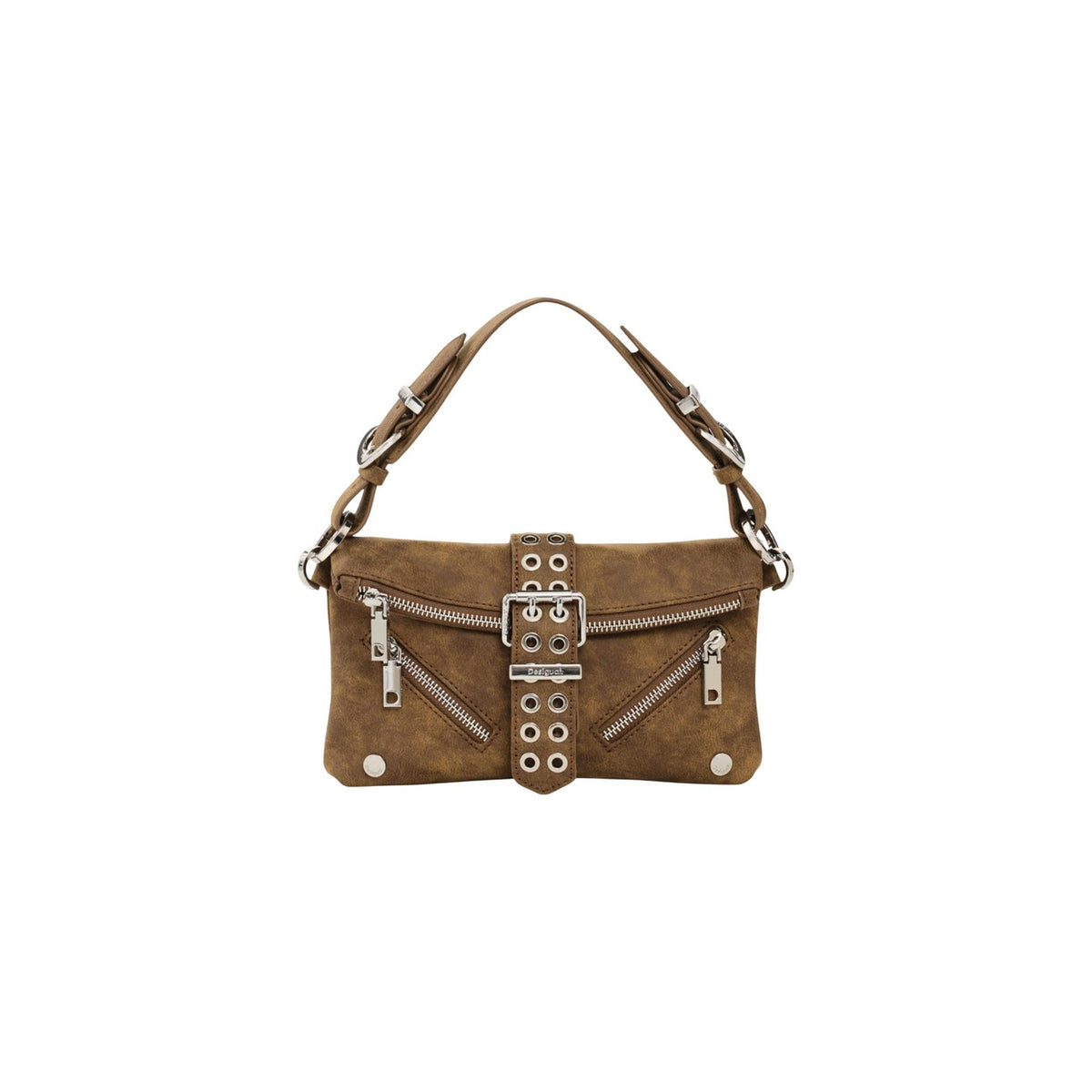 Desigual — Women's brown Valentine Camel Clutc bag