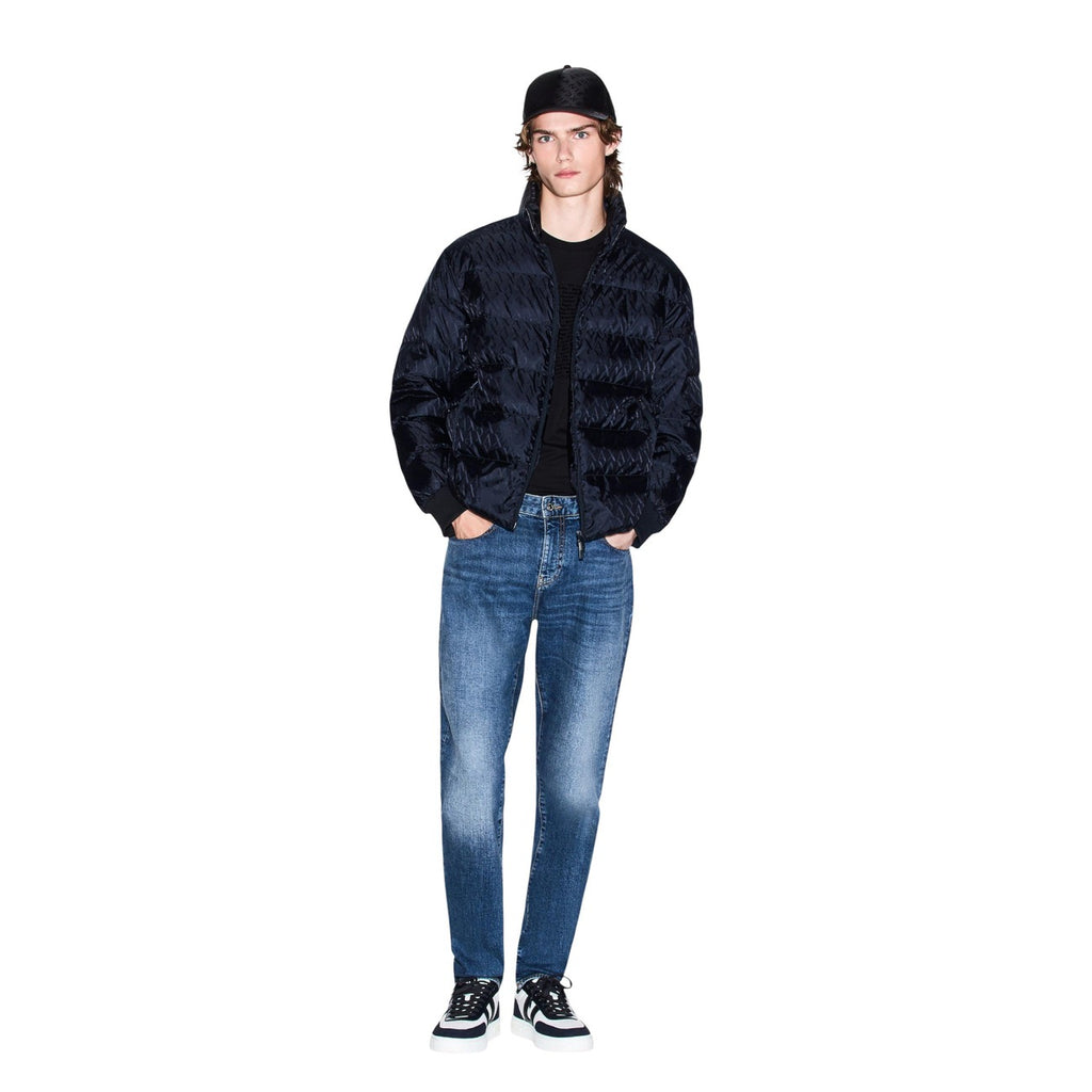 Armani Exchange — Blaue Herrenjacke — Ansicht 5