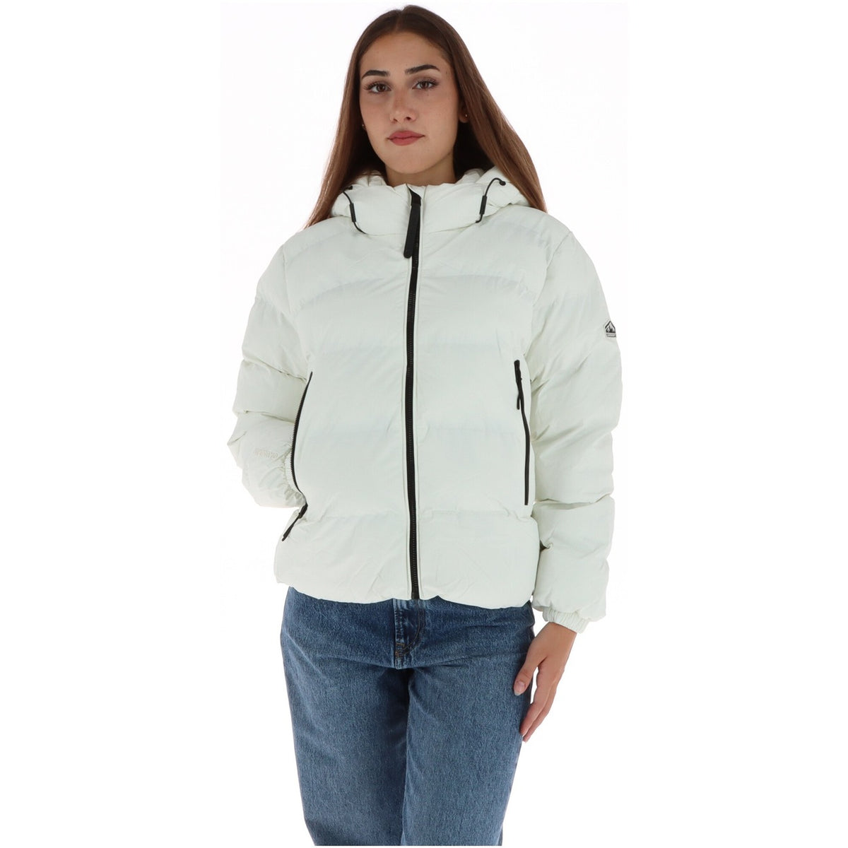 Superdry — Groene damesjas met capuchon — afbeelding 6