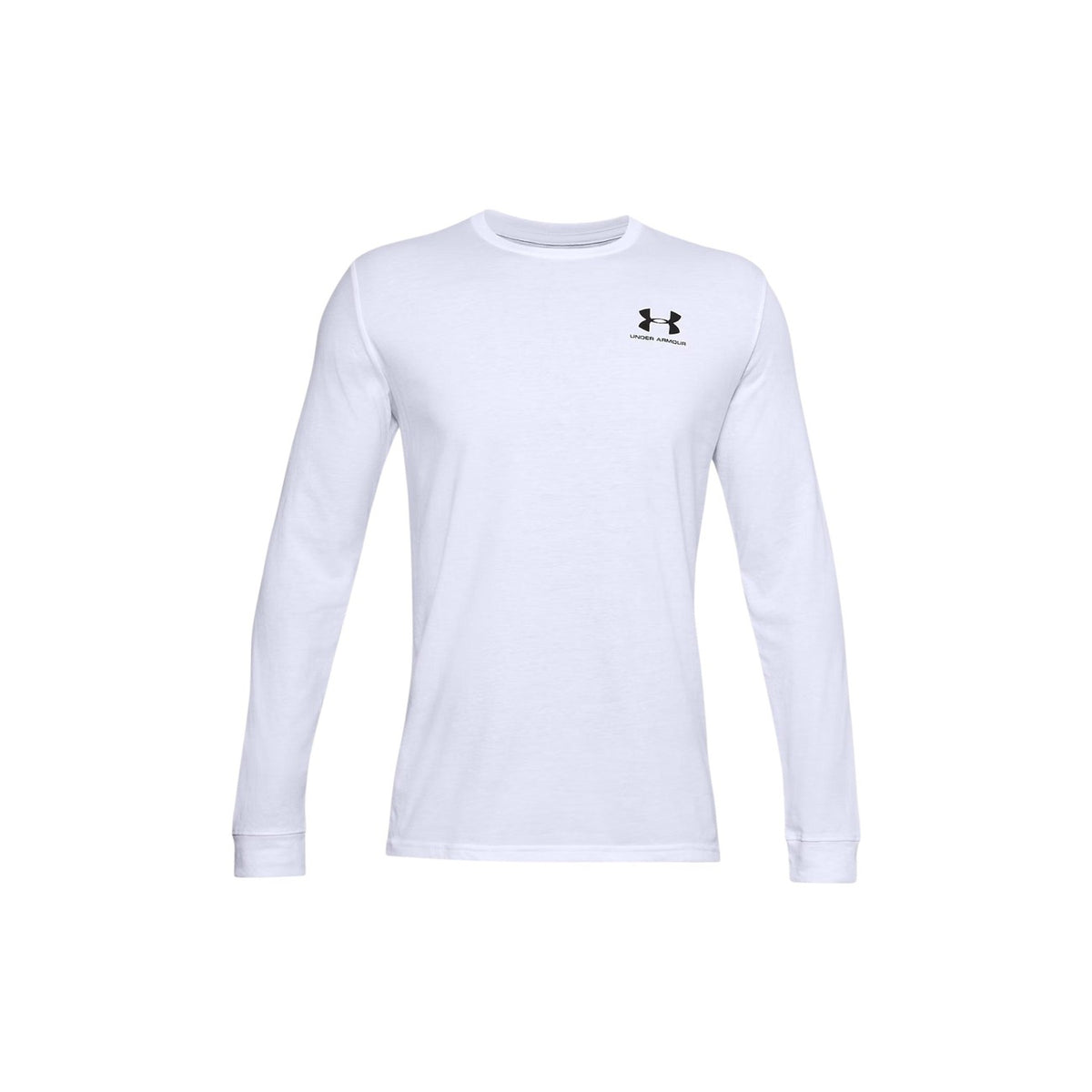 Under Armour — Sportstyle Left Chest long-sleeved t-shirt for men in white — view 5