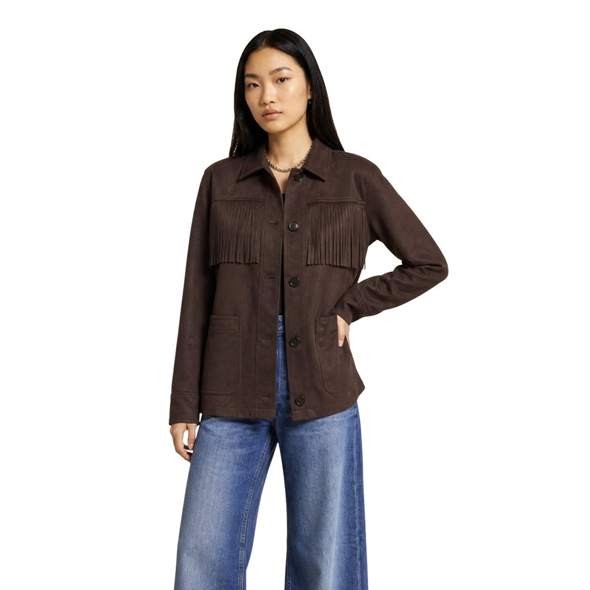 Only — Veste ONLCAROLINA marron femme