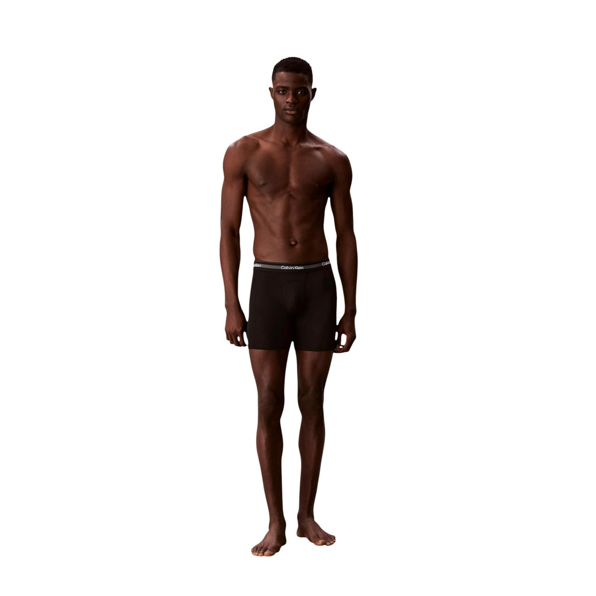 Calvin Klein Underwear — Pack of 3 men's black long boxers — view 2