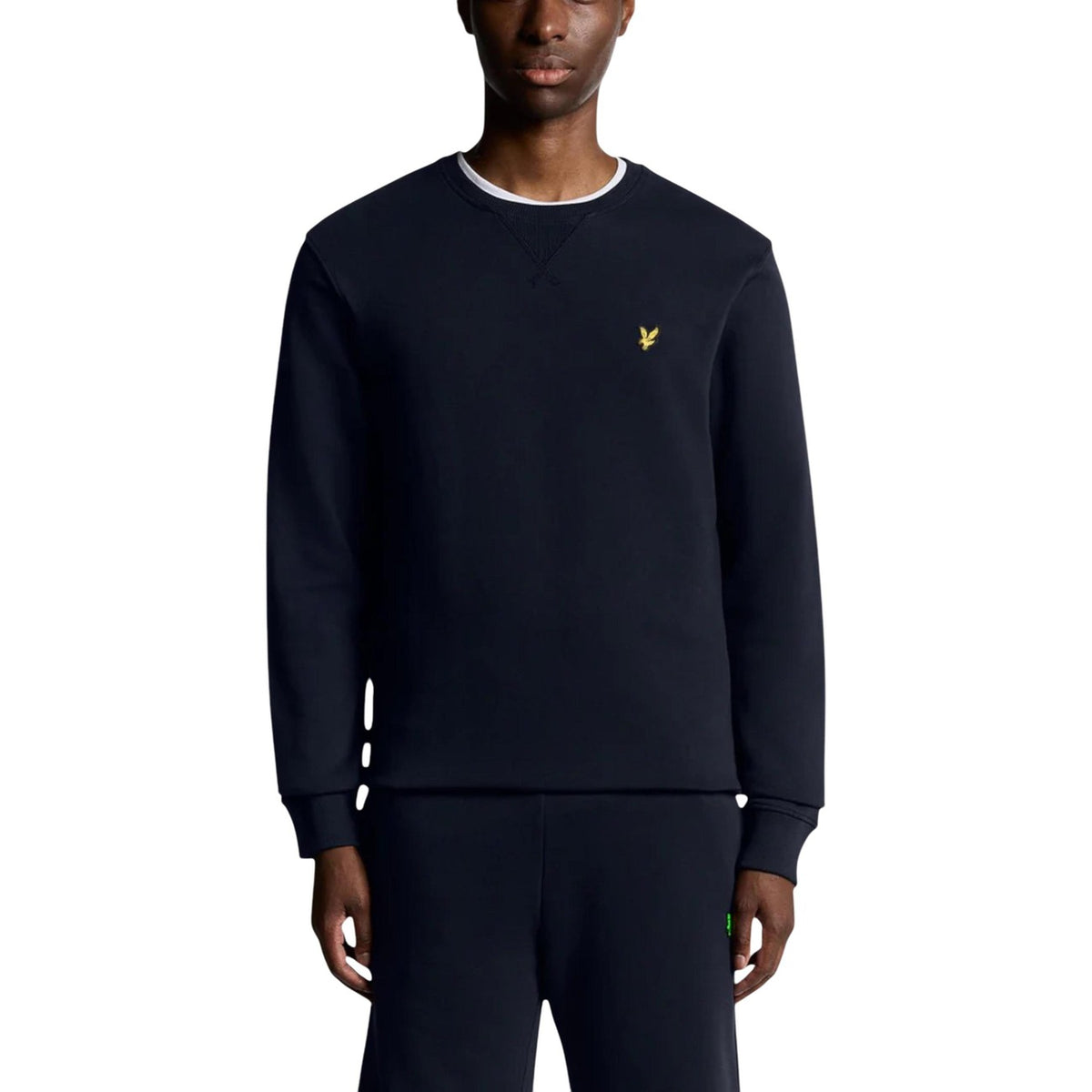 Lyle & Scott — Men's blue round-neck cotton sweatshirt