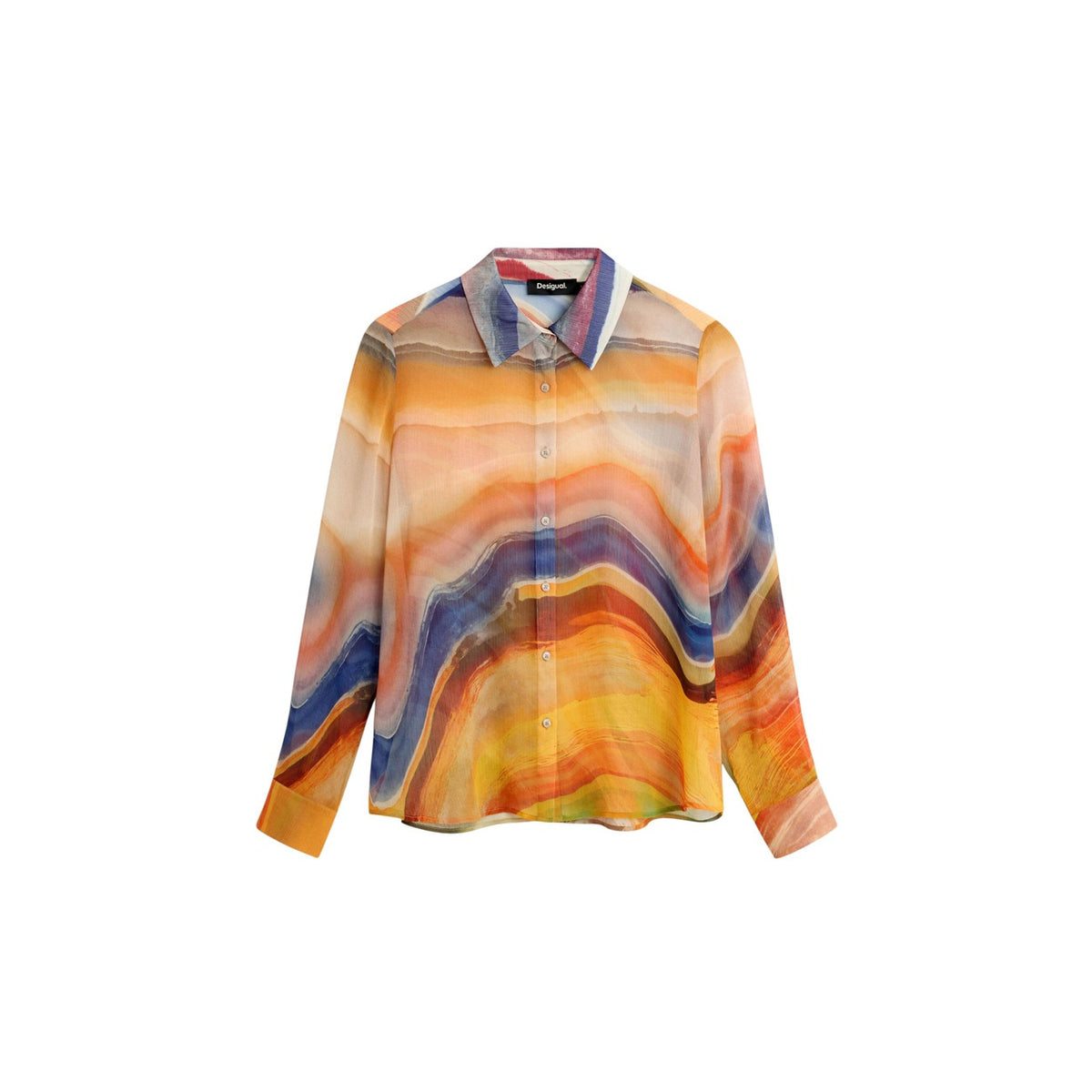 Desigual — Blouse Camsterdam orange femme — vue 5