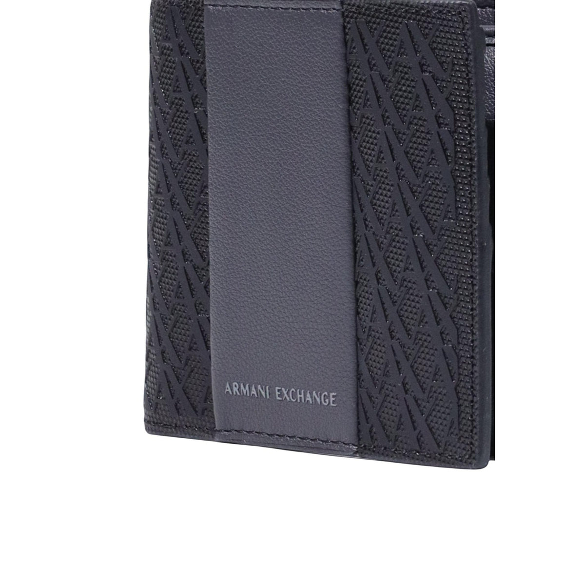 Armani Exchange — Schwarze Geldbörse für Herren — Ansicht 2