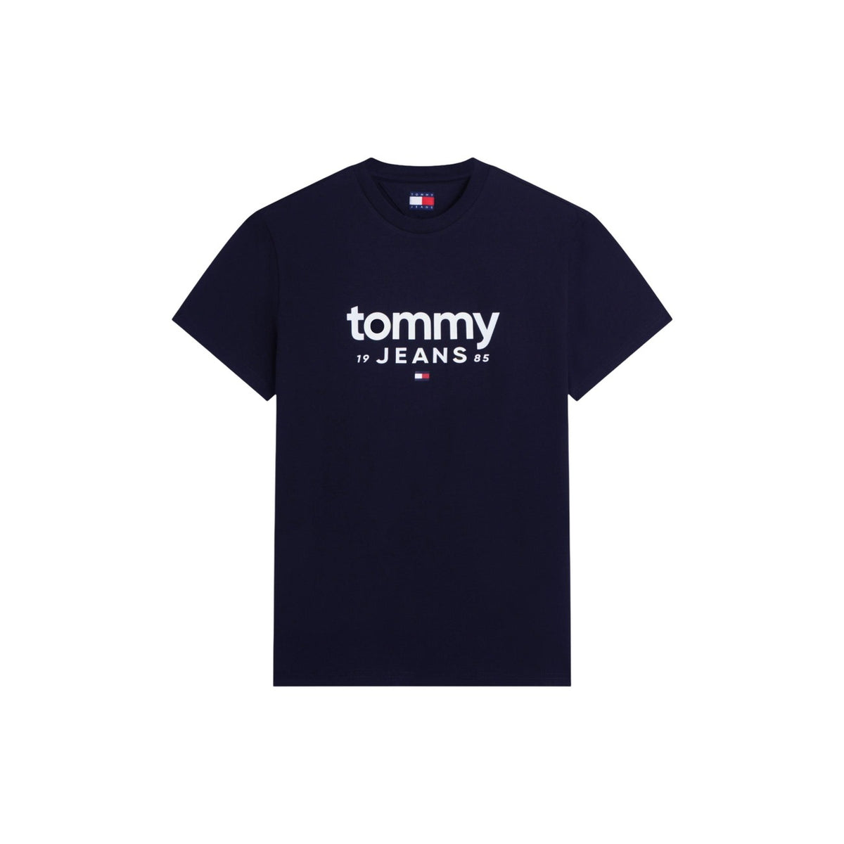 Tommy Jeans — Men's blue organic cotton t-shirt — view 2