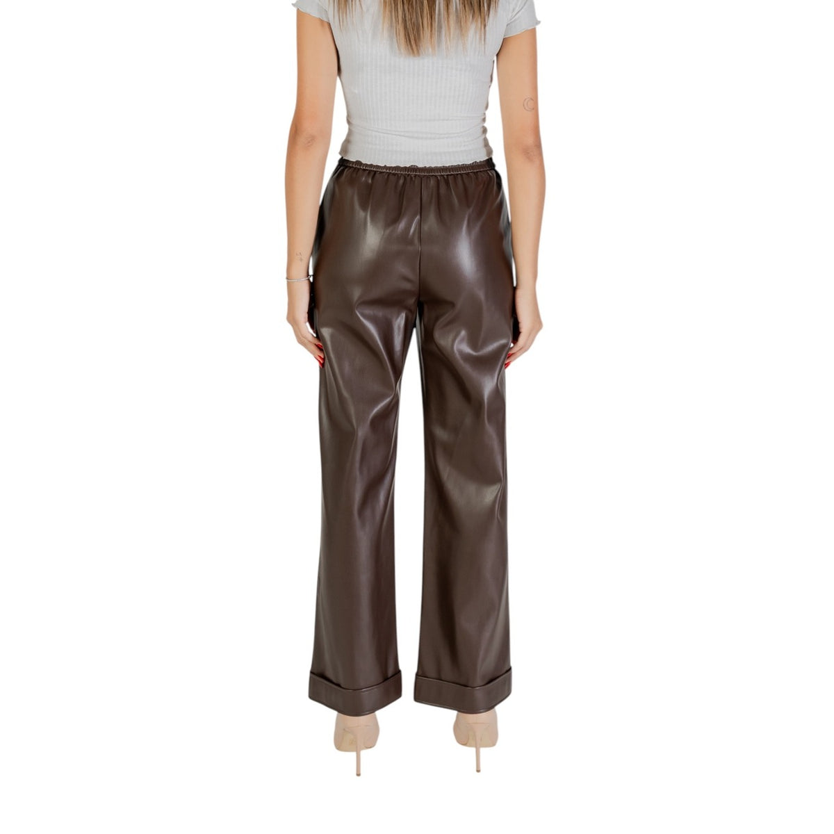 Liu Jo — broek bruin ref. MF5069 E0624 voor dames — afbeelding 2