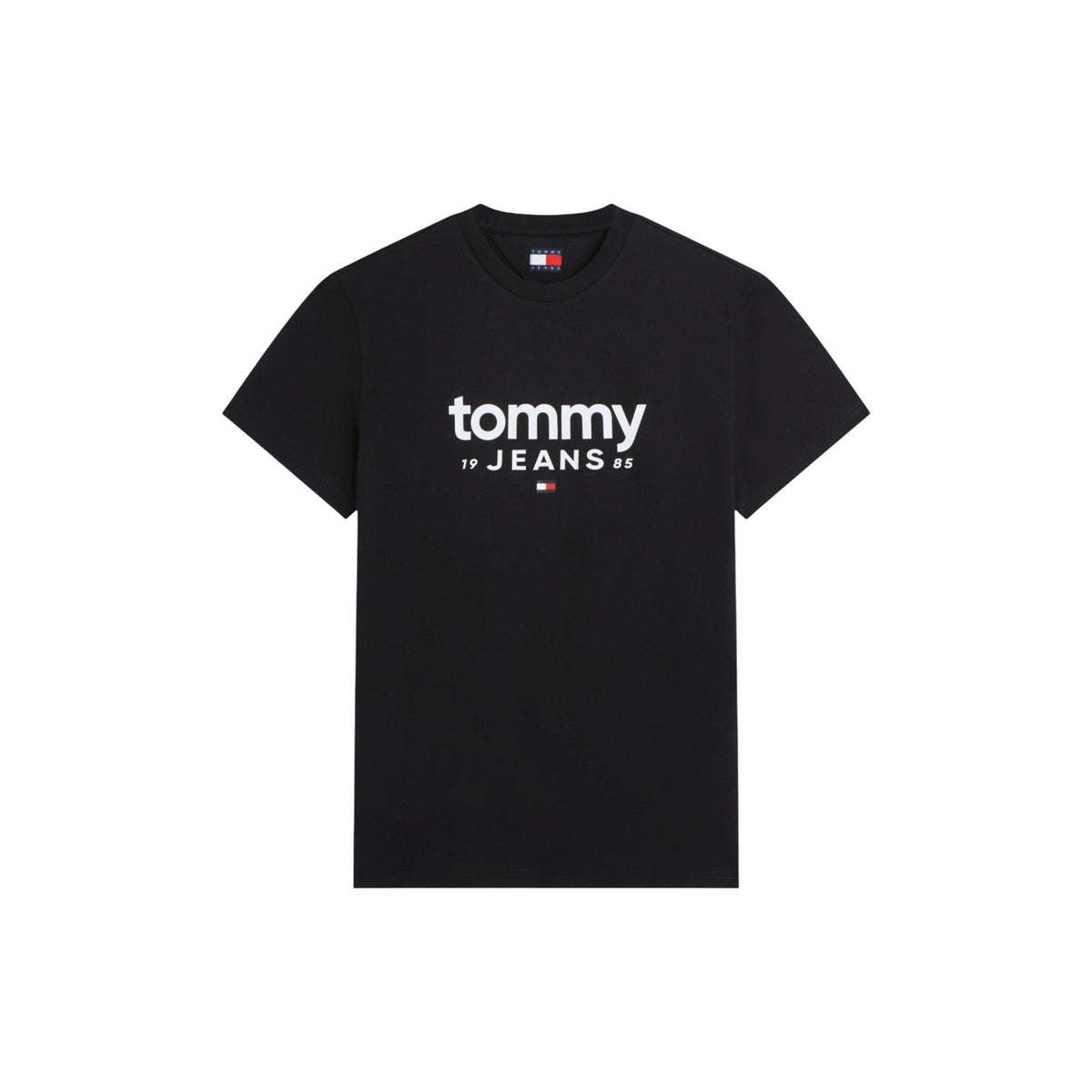 Tommy Jeans — Zwart T-shirt van biokatoen met print voor heren — afbeelding 3