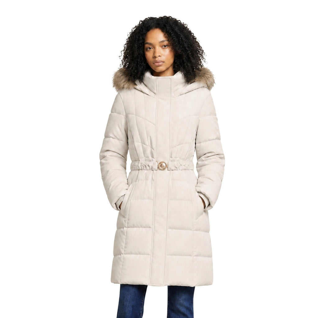 Guess — Halflange donsjas New Marina beige dames