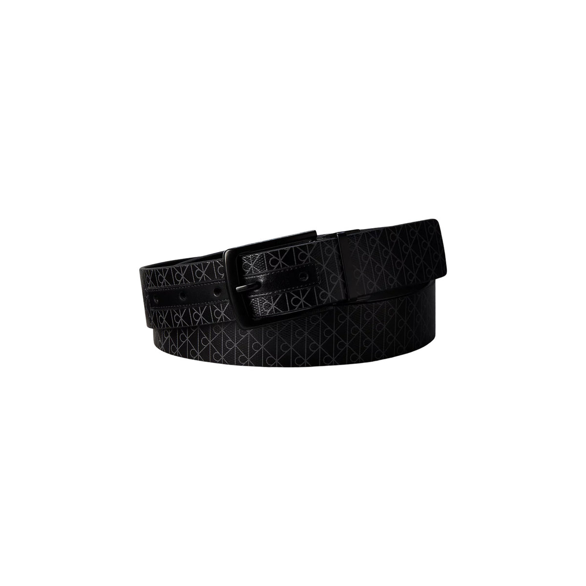 Calvin Klein — Black belt ref. CASUAL PIN AOP COATED 35MM ADJ/man — view 3