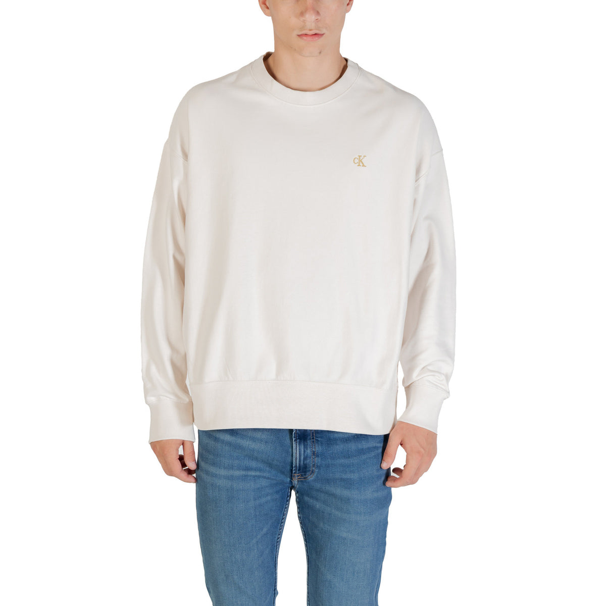 Calvin Klein Jeans — Sweat LV04RC277G blanc homme