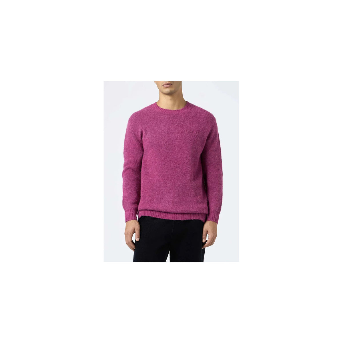 Mc2 Saint Barth — Herrenpullover B_44656 fuchsia — Ansicht 4