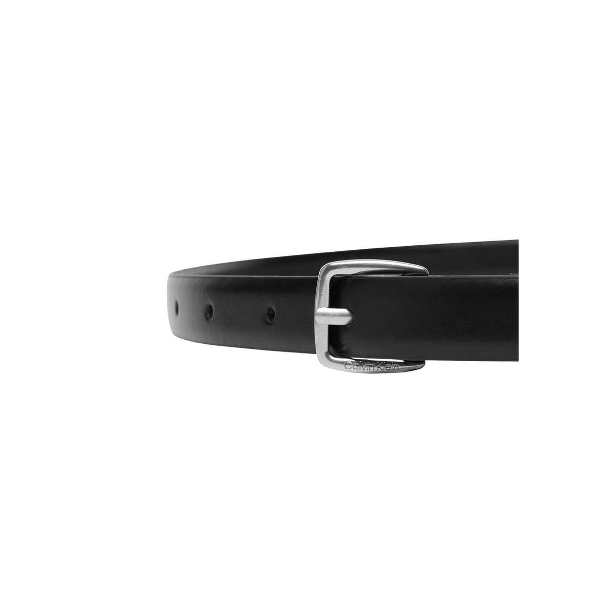 Calvin Klein — Ceinture Essential Buckle 20 mm noire en cuir femme — vue 3
