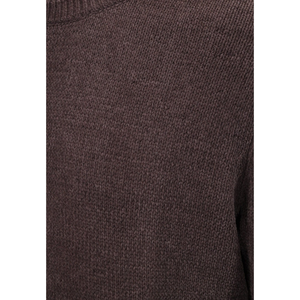 Gianni Lupo — Pull col rond marron homme — vue 4