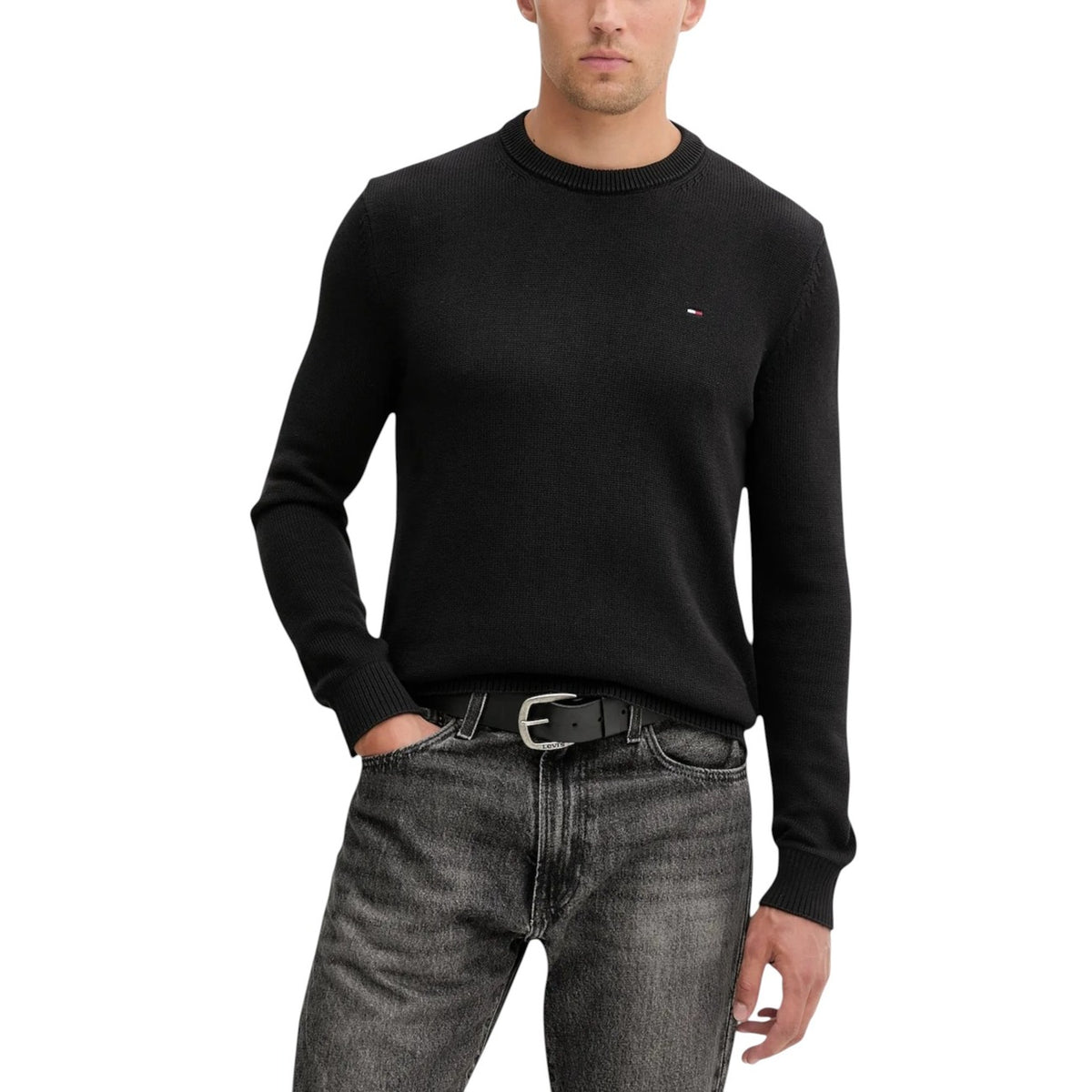 Tommy Jeans — Pull DM0DM21787 en coton bio homme — vue 5
