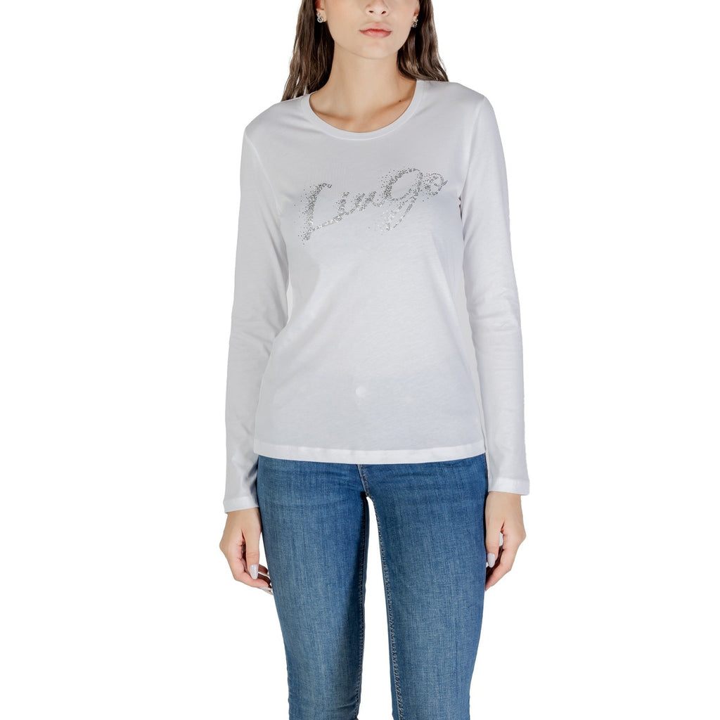 Liu Jo — T-shirt manches longues blanc femme UF5283