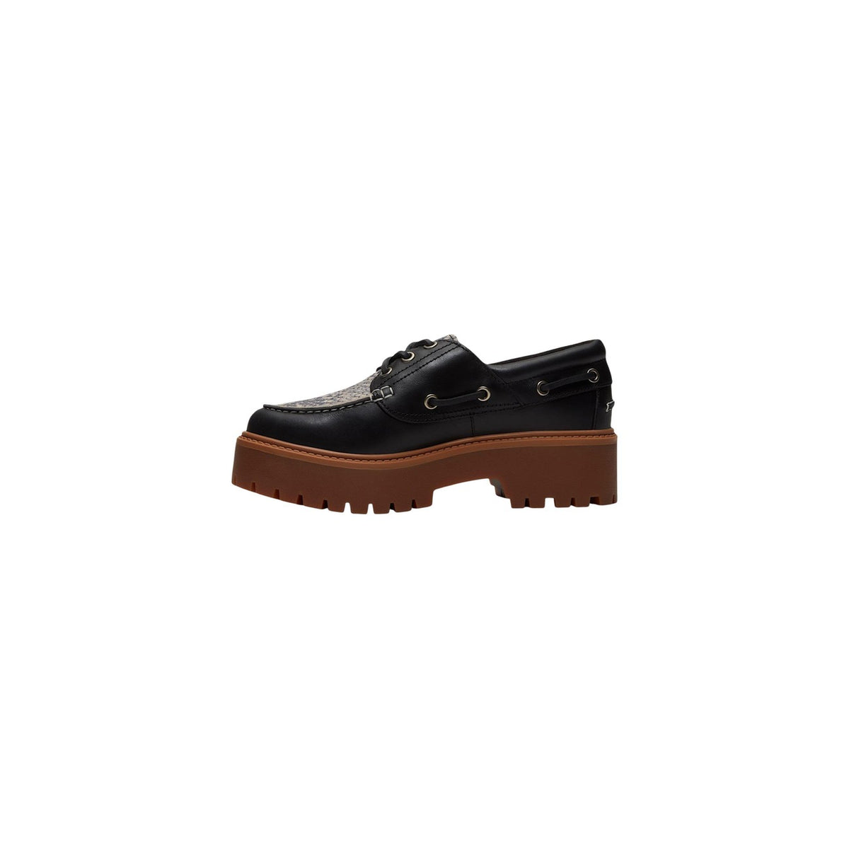 Timberland — Derbies réf. TB0A2GVFAFT en cuir noir femme — vue 4