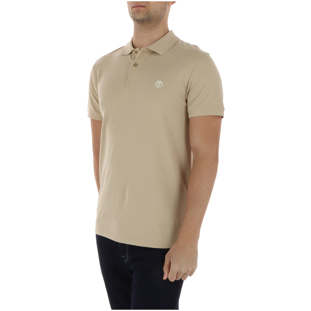 Timberland — Polo ref. TB0A6BX4Y94 short sleeve beige men — view 3