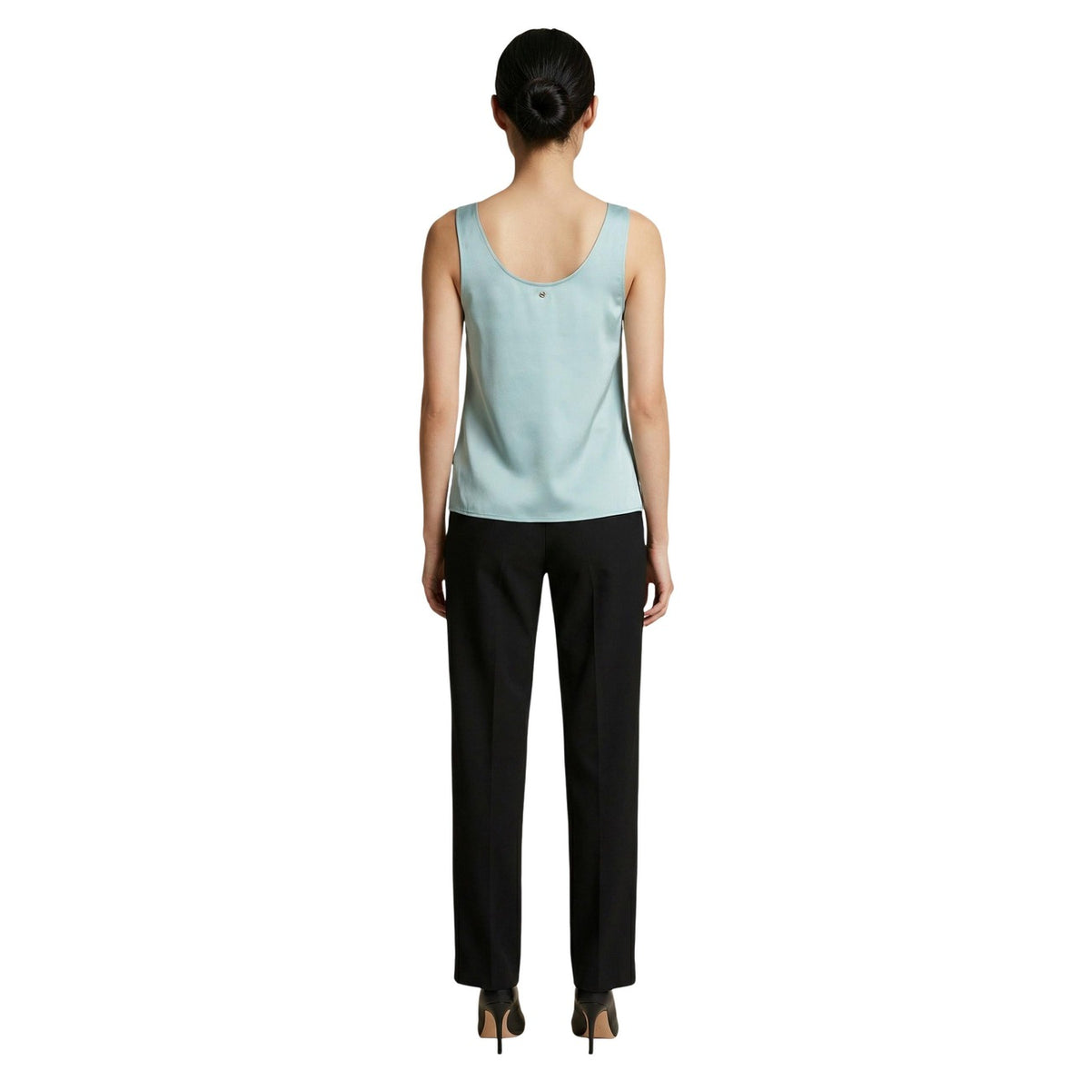 Artigli — Top satiné col V femme ACCN004964 — vue 4