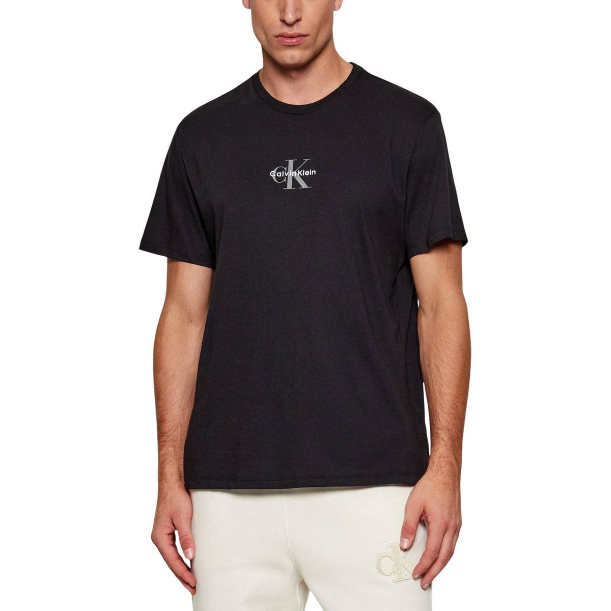 Calvin Klein Jeans — T-shirt LV04RB866G blanc homme — vue 5