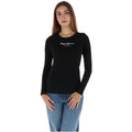 Pepe Jeans — T-shirt slim manches longues noir femme