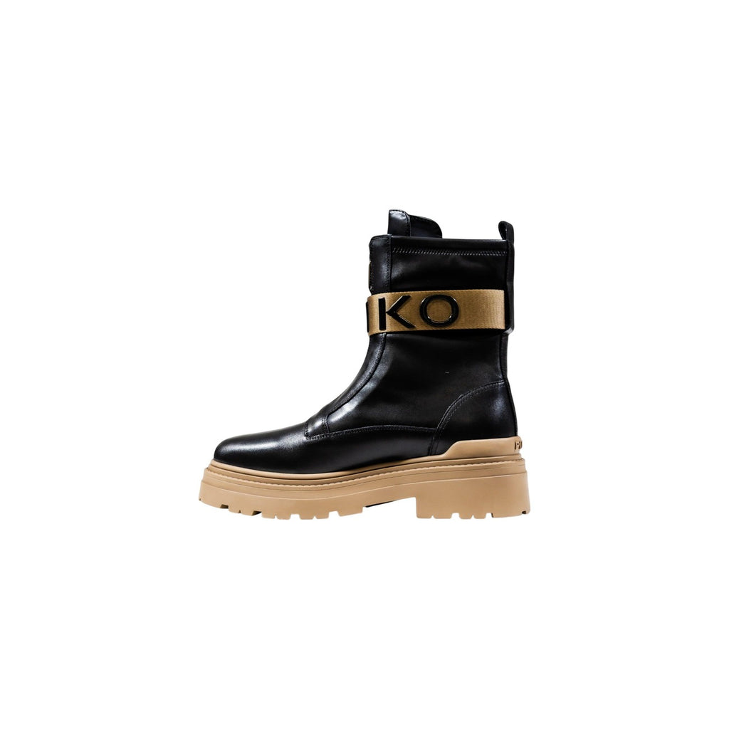Pinko — Sd0219p061 women’s black leather boots — view 3