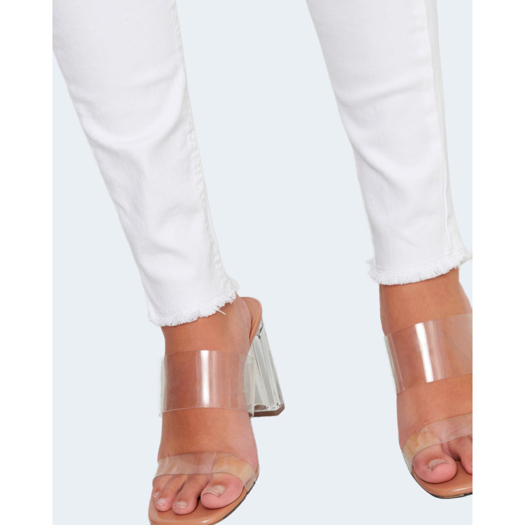 Only — Jean skinny ONLBLUSH blanc femme — vue 3