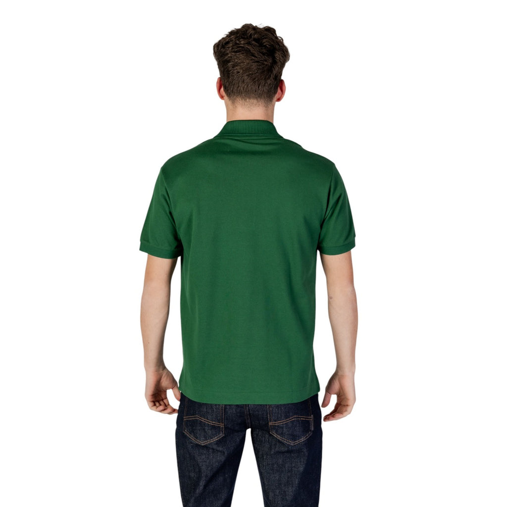 Lacoste — Men’s olive green cotton polo shirt — view 4