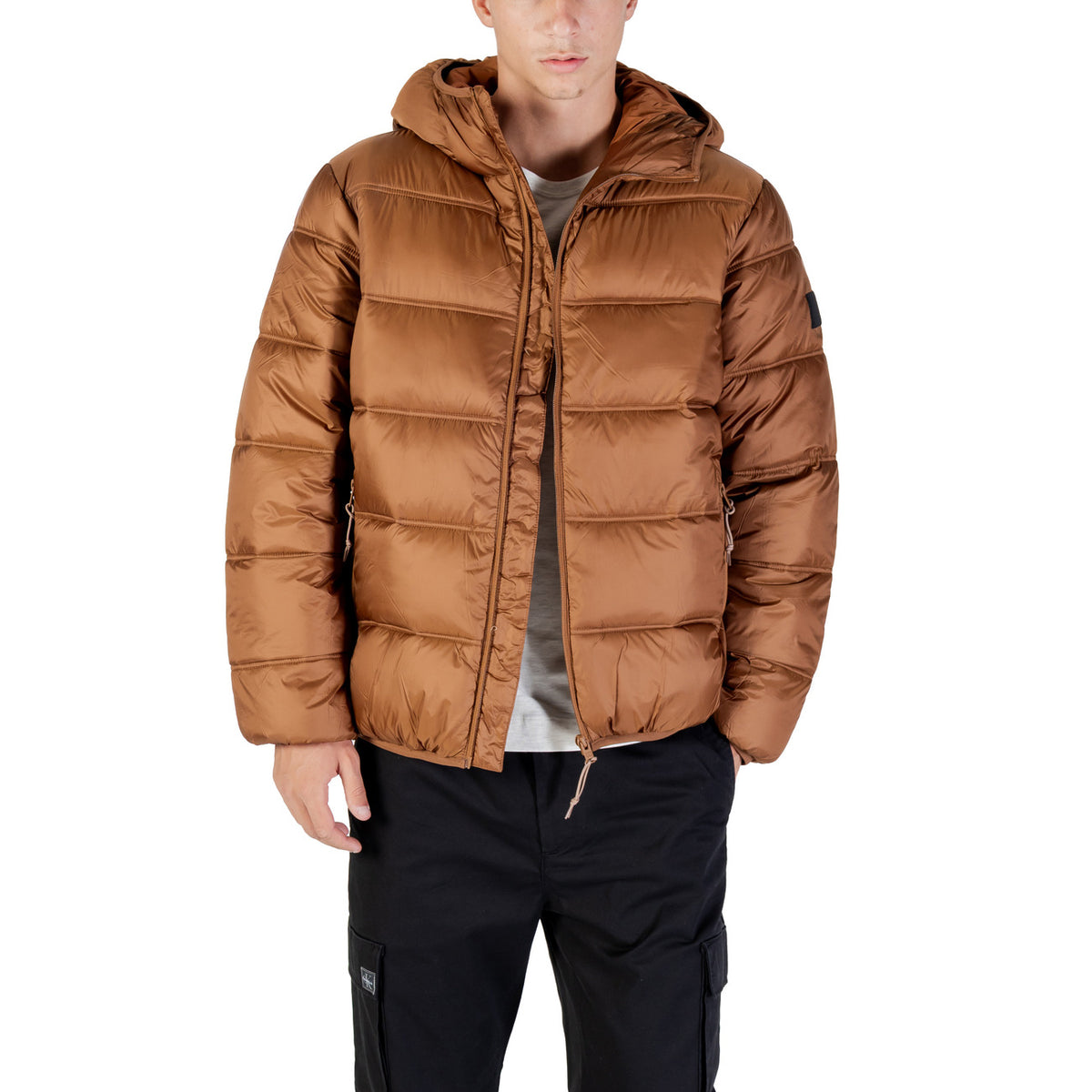 Tommy Jeans — Veste à capuche DM0DM22044 marron homme — vue 5
