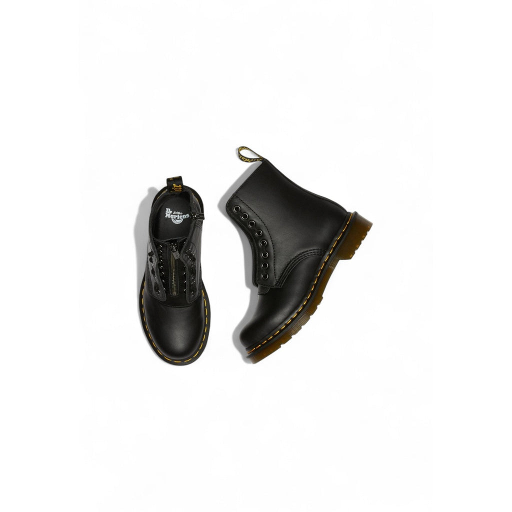 Dr. Martens — Bottes réf. 23863001 en cuir noir femme — vue 3