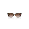Vogue Eyewear — Women's 53mm Brown Acetate Geometric Sunglasses