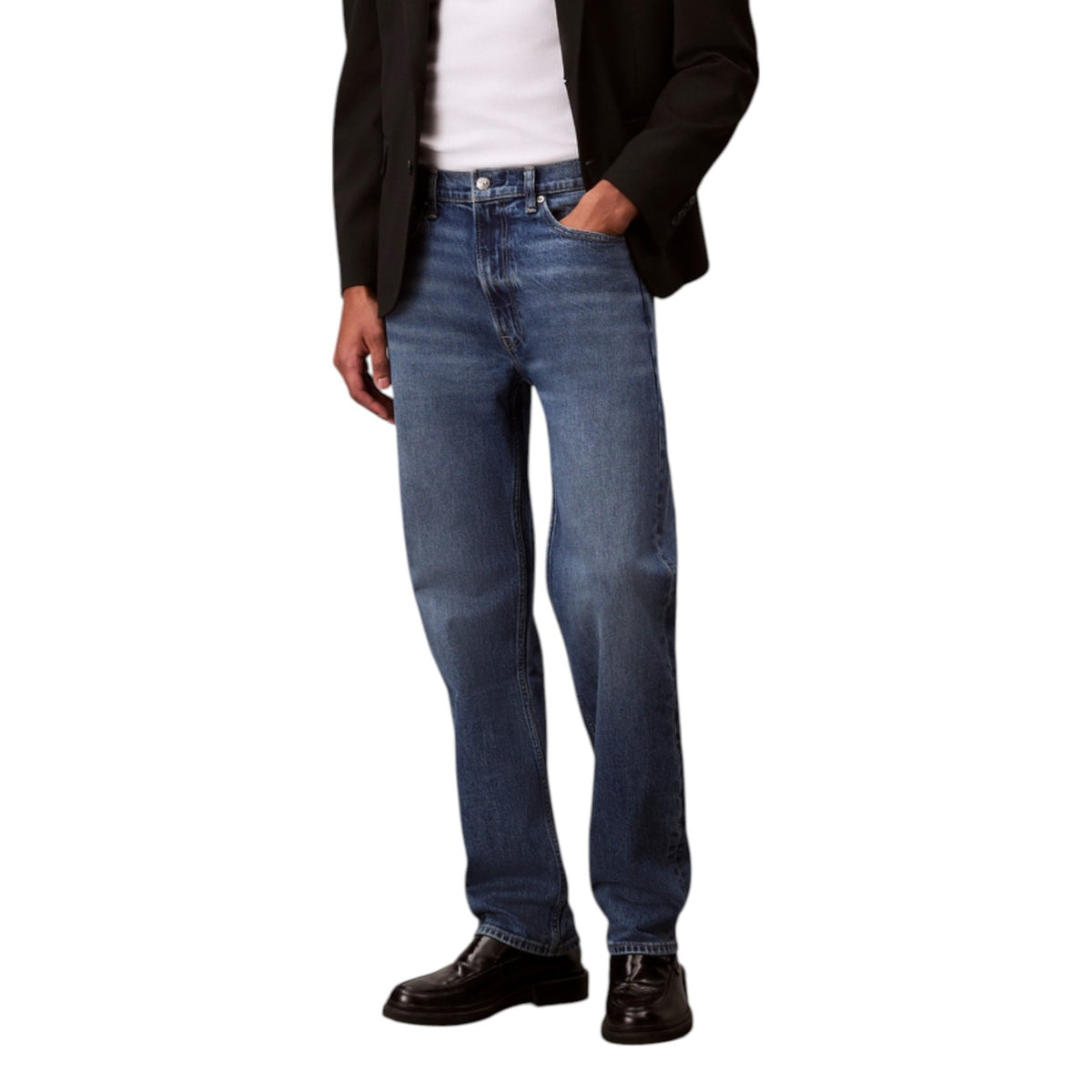 Calvin Klein Jeans — Jean LV04RB770G bleu en coton bio homme