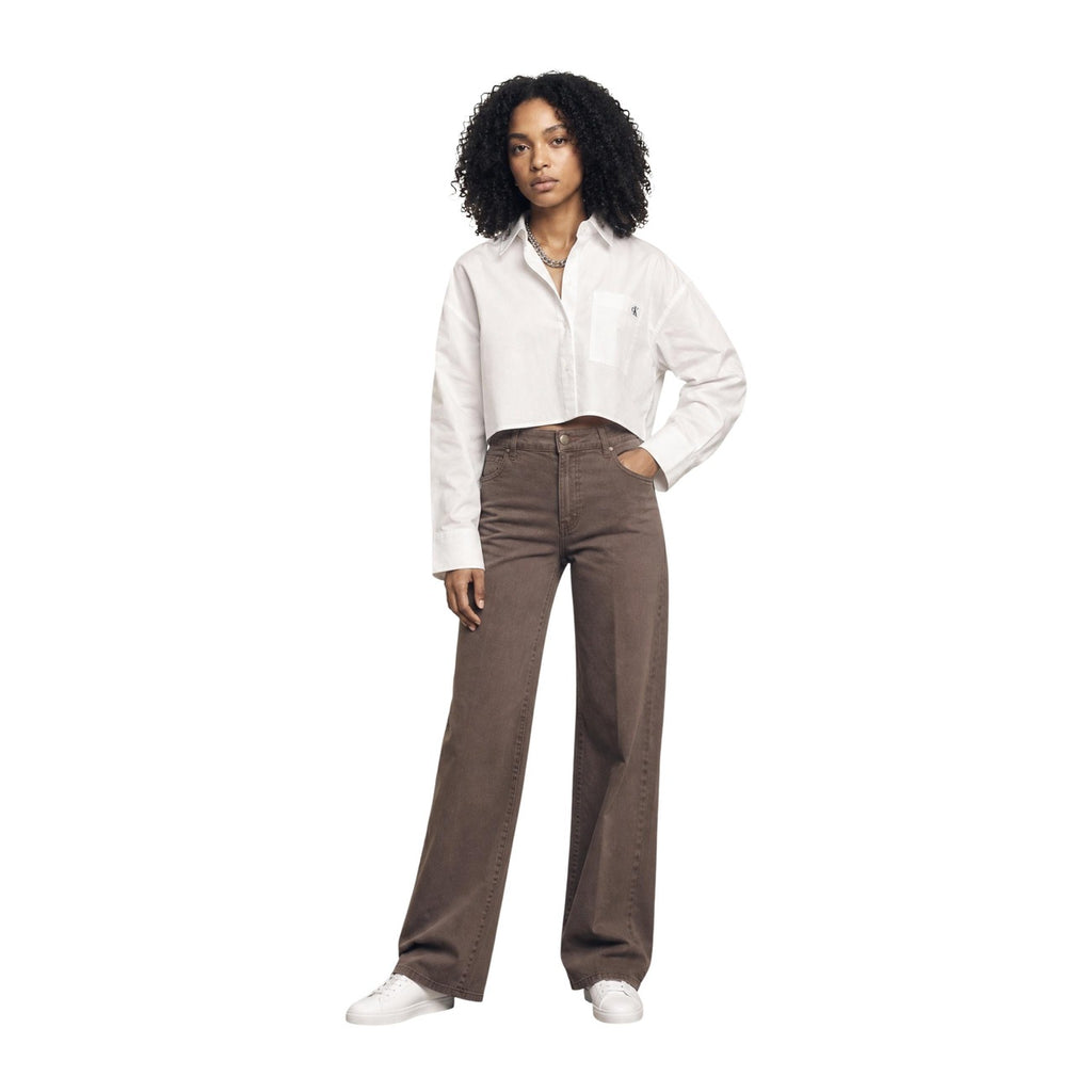 Calvin Klein Jeans — Witte blouse dames — afbeelding 3