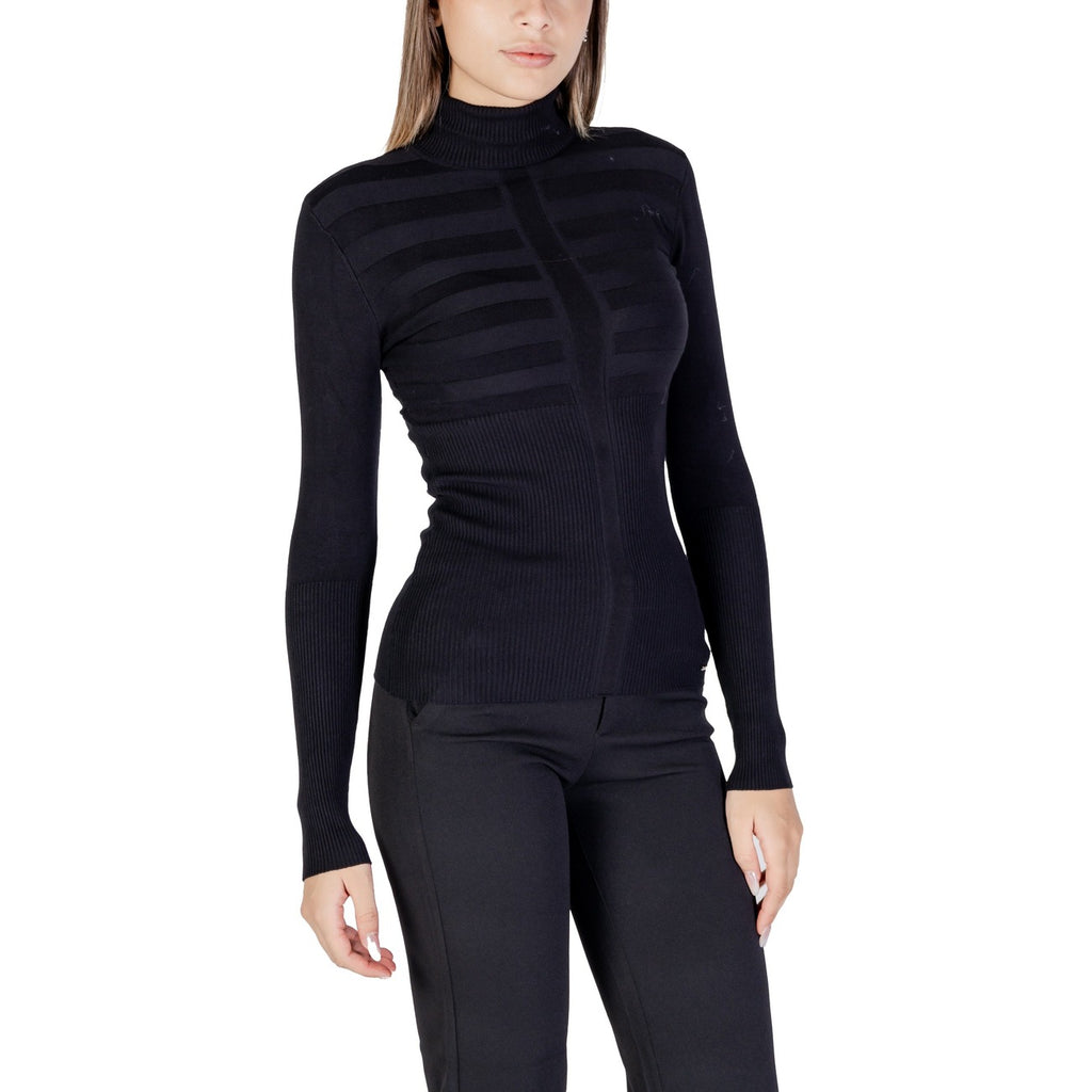 Morgan — Women’s black high-neck sweater — view 3