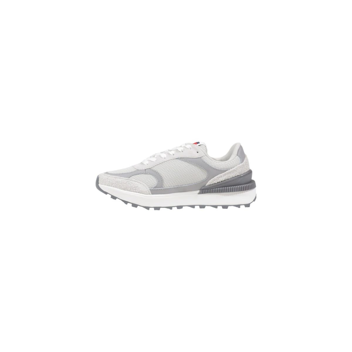 Tommy Jeans — Baskets EN0EN02705 grises en cuir femme — vue 3
