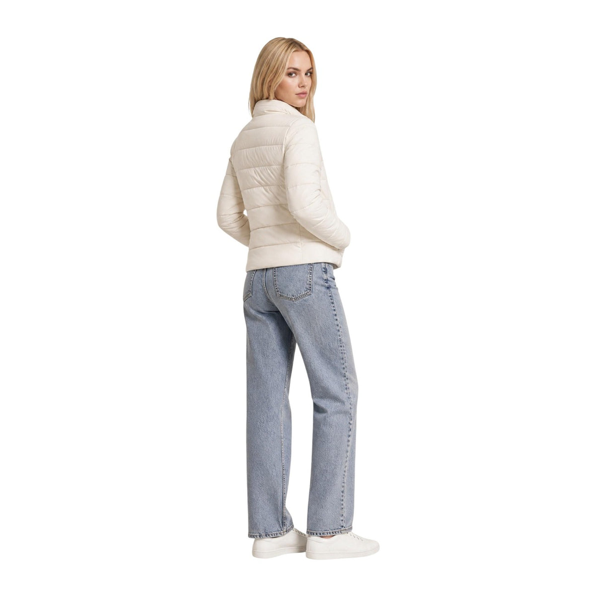Guess — Veste Solid Heavy Diann femme - coloris blanc — vue 3