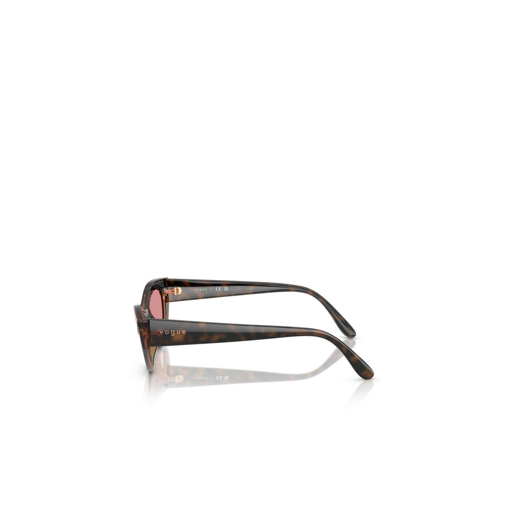Vogue Eyewear — Bruine cat-eye zonnebril voor dames — afbeelding 5